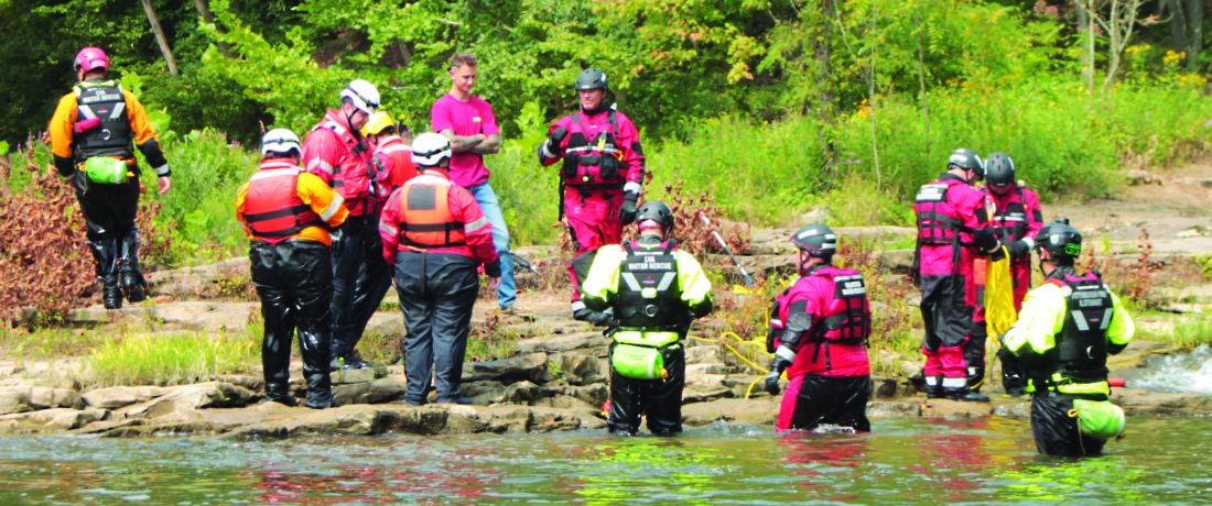 Water Rescue Command Area responders participate in water rescue training - Morning Journal